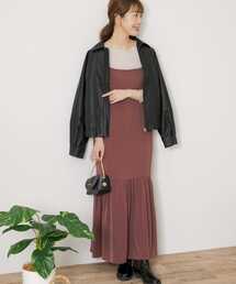 ワンティアードキャミワンピース