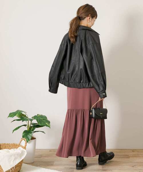 URBAN RESEARCH Sonny Label（アーバンリサーチサニーレーベル）の「ワンティアードキャミワンピース（ワンピース・レディース・ブラック/ブラウン・FREE）」の14枚目の写真