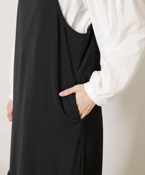 URBAN RESEARCH Sonny Label（アーバンリサーチサニーレーベル）の「ワンティアードキャミワンピース（ワンピース・レディース・ブラック/ブラウン・FREE）」の18枚目の写真