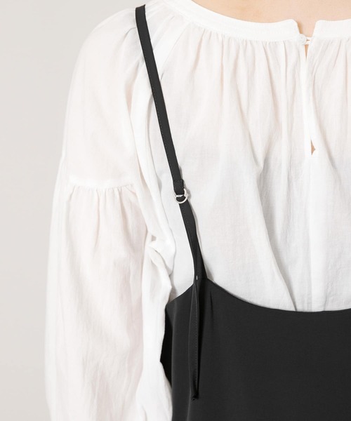 URBAN RESEARCH Sonny Label（アーバンリサーチサニーレーベル）の「ワンティアードキャミワンピース（ワンピース・レディース・ブラック/ブラウン・FREE）」の20枚目の写真