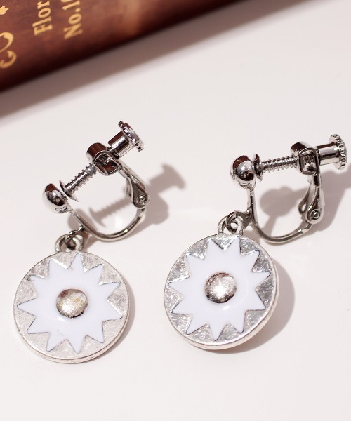 チチカカ（チチカカ）の「サンライズイヤリング（イヤリング・レディース・ホワイト/ライトブルー・FREE）」の10枚目の写真