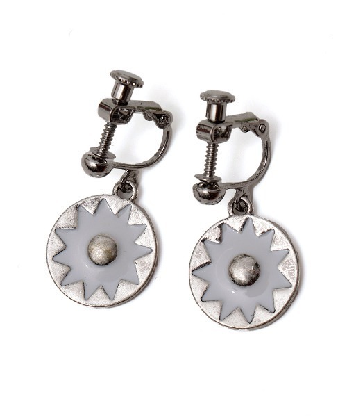 チチカカ（チチカカ）の「サンライズイヤリング（イヤリング・レディース・ホワイト/ライトブルー・FREE）」の6枚目の写真