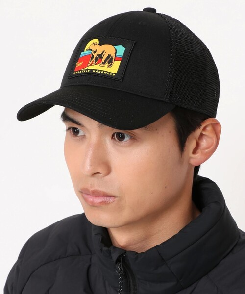 MOUNTAIN HARDWEAR(マウンテンハードウェアー)の「【Mountain Hardwear】93 ベアトラッカーハット(キャップ・メンズ・ブラック/ブラウン/ブルー・ONE SIZE)」の1枚目の写真