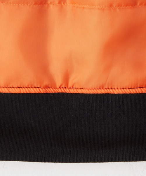 CIAOPANIC TYPY（チャオパニックティピー）の「□【KIDS】MA-1ベスト（ダウンベスト・キッズ・カーキ/ブラック・XXL/M/XL）」の13枚目の写真