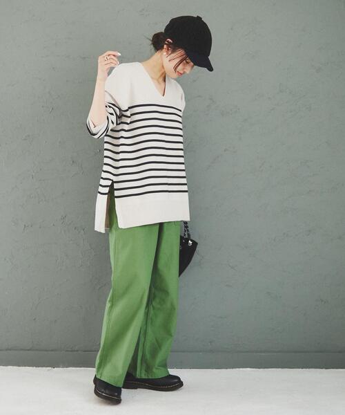 coen(コーエン)の「ベイカーパンツ(カーゴパンツ・レディース・オリーブ/ダークグレー/ロイヤルブルー・S/M/L)」の5枚目の写真