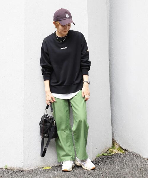 coen(コーエン)の「ベイカーパンツ(カーゴパンツ・レディース・オリーブ/ダークグレー/ロイヤルブルー・S/M/L)」の9枚目の写真