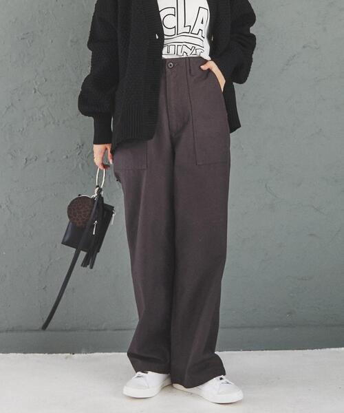 coen(コーエン)の「ベイカーパンツ(カーゴパンツ・レディース・オリーブ/ダークグレー/ロイヤルブルー・S/M/L)」の16枚目の写真