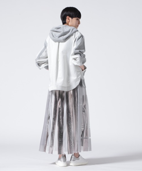 IJIIT&Co.(イジットアンドコー)の「IJIIT&Co.(イジット&コー) MA-1パーカー(パーカー・レディース・グレー・F)」の4枚目の写真