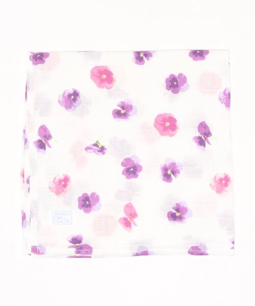 Ribbon hakka kid's（リボンハッカキッズ）の「オリジナルプリントガーゼおくるみ（おくるみ・キッズ・パープル/ブルー/レッド/オレンジ/ネイビー/ブラウン/グリーン・FREE）」の11枚目の写真