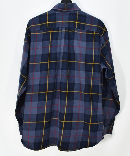 TOMMY HILFIGER（トミーヒルフィガー）の「【ヴィンテージ古着】TOMMY HILFIGER / トミーヒルフィガー ボタンダウン 長袖 チェックシャツ（シャツ/ブラウス・メンズ・ネイビー・MEDIUM）」の2枚目の写真