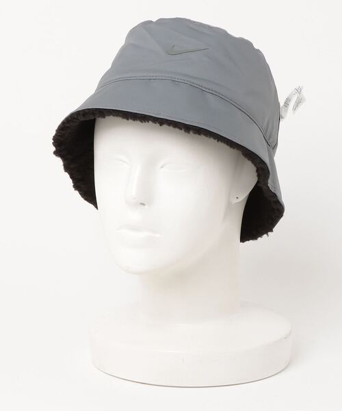 NIKE(ナイキ)の「NIKE SHERPA BUCKET HAT / ナイキ シェルパ リバーシブル バケットハット 【SP】(ハット・メンズ・ブラック・S/M/M/L/L/XL)」の8枚目の写真