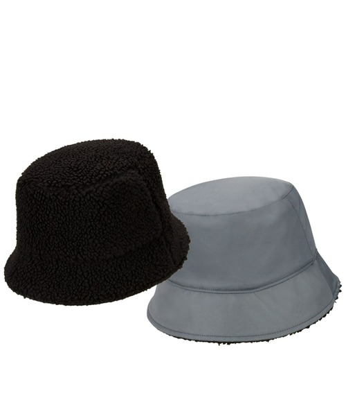 NIKE(ナイキ)の「NIKE SHERPA BUCKET HAT / ナイキ シェルパ リバーシブル バケットハット 【SP】(ハット・メンズ・ブラック・S/M/M/L/L/XL)」の2枚目の写真