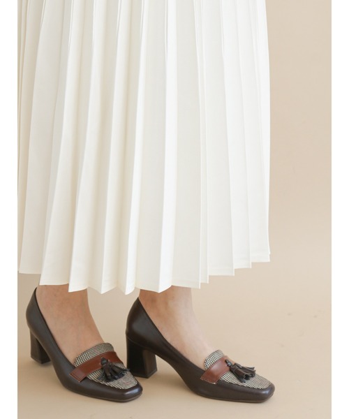 Te chichi（テチチ）の「フィブリルプリーツスカート（スカート・レディース・オフホワイト/ピンク/グリーン/チャコール・ﾌﾘ-）」の16枚目の写真