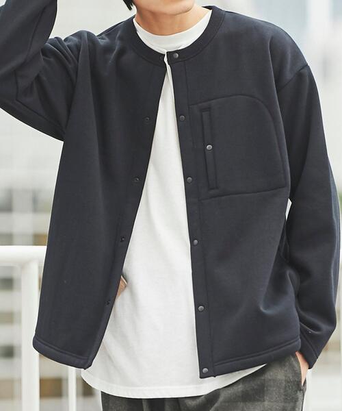 フリースボンディングクルーネックカーディガン メンズ Men Coen コーエン 公式ファッション通販