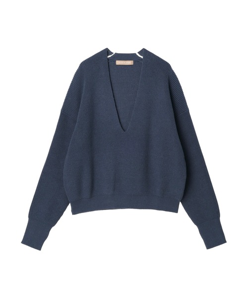 セール】V Neck Knit Top /Vネックニットトップ（ニット