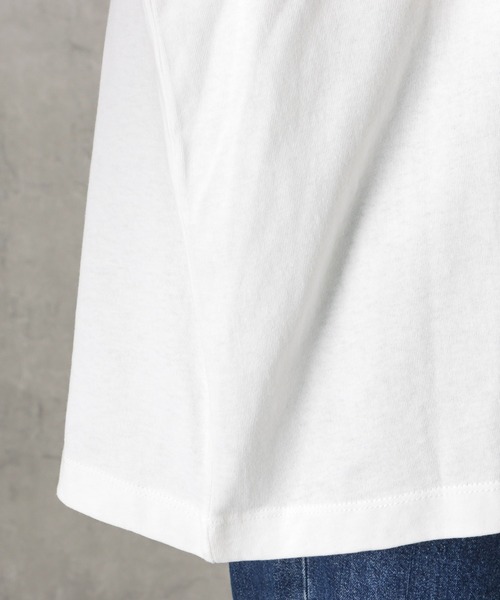 Dickies(ディッキーズ)の「Dickies ディッキーズ ロゴプリント天竺ロングスリーブTシャツ(Tシャツ/カットソー・レディース・グリーン/ホワイト/オレンジ/ブルー/ブラック・M)」の12枚目の写真