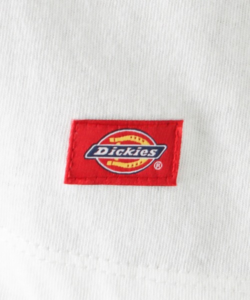 Dickies(ディッキーズ)の「Dickies ディッキーズ ロゴプリント天竺ロングスリーブTシャツ(Tシャツ/カットソー・レディース・グリーン/ホワイト/オレンジ/ブルー/ブラック・M)」の14枚目の写真
