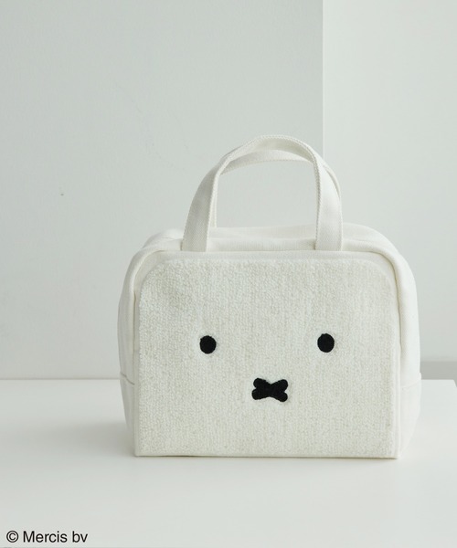 Miffy( ミッフィー)の「miffy(ミッフィー )/フェイスマルチポーチ(ポーチ・レディース・イエロー/ホワイト・FREE)」の1枚目の写真