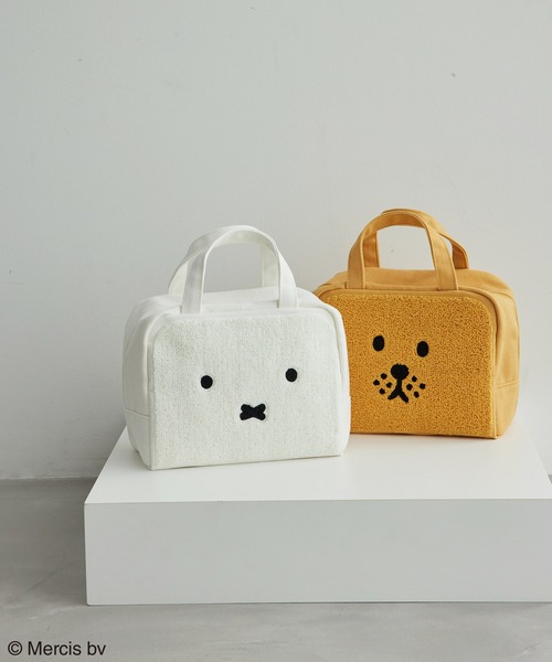 Miffy( ミッフィー)の「miffy(ミッフィー )/フェイスマルチポーチ(ポーチ・レディース・イエロー/ホワイト・FREE)」の3枚目の写真
