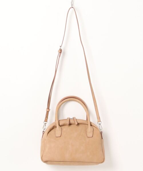 Legato Largo（レガートラルゴ）の「Legato Largo / レガートラルゴ / NEW BASIC フェイクレザー 2WAYボストン / LG-F2012（ショルダーバッグ・レディース・アイボリー/ベージュ/ブラウン/ブラック・ONESIZE）」の20枚目の写真