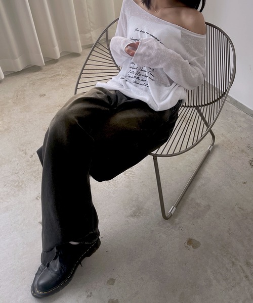 FOLLOWIN(フォロウィン)の「【UNISEX】ヴィンテージカラーウォッシングデニムワイドパンツ(デニムパンツ・レディース・ブラック/ピンク/グリーン・MEDIUM/SMALL/LARGE/X-SMALL)」の20枚目の写真