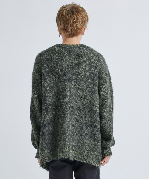 STUDIOUS別注 Innermost color mohair cardigan（カーディガン