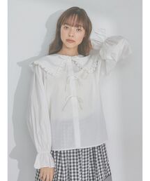 merry jenny | リボンフリルカラーブラウス(シャツ/ブラウス)