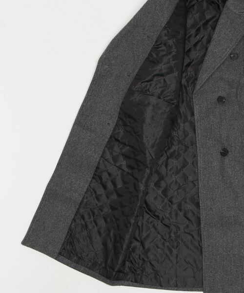AsRiRe(アスリレイ)の「【AsRiRe】キルディング裏地付きロングチェスターコート(チェスターコート・レディース・ブラック/グレー・M)」の17枚目の写真