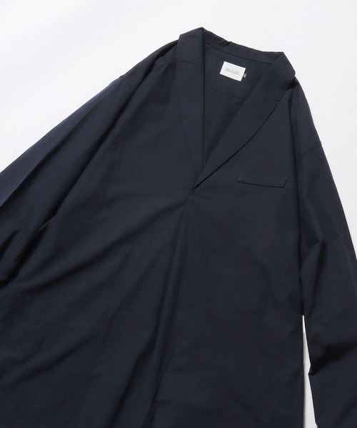 CAL O LINE（キャルオーライン）の「CAL O LINE/キャルオーライン SMOCK JK ジャケット（ブルゾン・メンズ・ベージュ/ネイビー・M/L）」の20枚目の写真