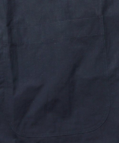 CAL O LINE（キャルオーライン）の「CAL O LINE/キャルオーライン SMOCK JK ジャケット（ブルゾン・メンズ・ベージュ/ネイビー・M/L）」の8枚目の写真