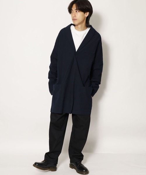 CAL O LINE（キャルオーライン）の「CAL O LINE/キャルオーライン SMOCK JK ジャケット（ブルゾン・メンズ・ベージュ/ネイビー・M/L）」の16枚目の写真