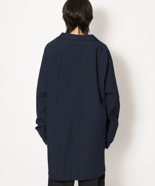 CAL O LINE（キャルオーライン）の「CAL O LINE/キャルオーライン SMOCK JK ジャケット（ブルゾン・メンズ・ベージュ/ネイビー・M/L）」の4枚目の写真