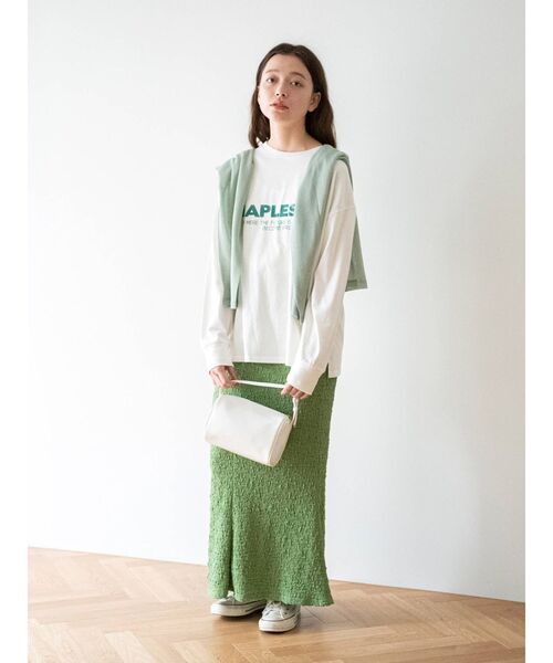 Ungrid（アングリッド）の「フェイクレザースクエアバック（ハンドバッグ・レディース・レッド/その他1/オフホワイト/ブラック・FREE）」の11枚目の写真