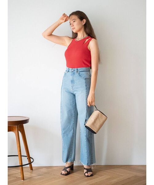 Ungrid（アングリッド）の「フェイクレザースクエアバック（ハンドバッグ・レディース・レッド/その他1/オフホワイト/ブラック・FREE）」の16枚目の写真