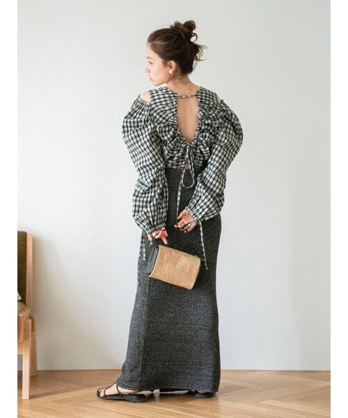 Ungrid（アングリッド）の「フェイクレザースクエアバック（ハンドバッグ・レディース・レッド/その他1/オフホワイト/ブラック・FREE）」の18枚目の写真