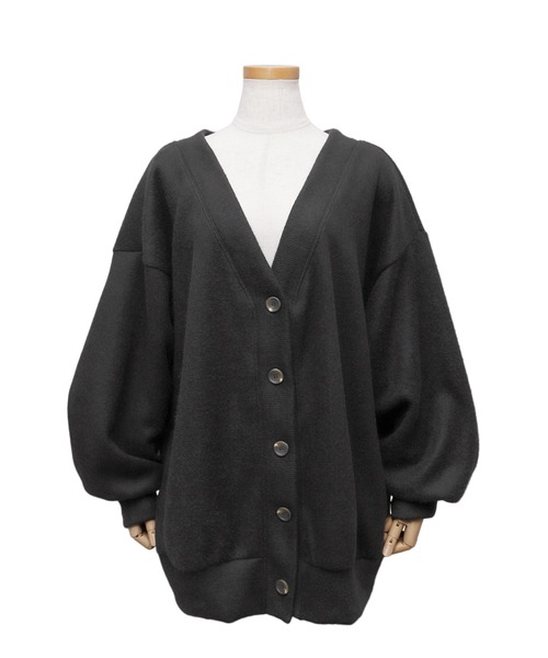 reca(レカ)の「サイドポケット起毛BIGカーディガン(カーディガン/ボレロ・レディース・ブラック/ベージュ・FREE)」の15枚目の写真
