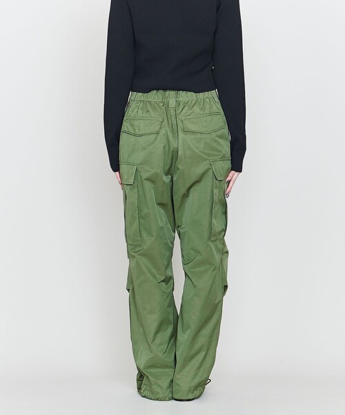 ASTRAET（アストラット）の「＜ASTRAET＞P/C ツイル スソドロー カーゴパンツ（カーゴパンツ・レディース・ホワイト/オリーブ・1/0）」の12枚目の写真