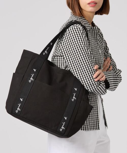 agnes b.（アニエスベー）の「WEB限定 トートバッグ"Berenice" SAS22-02（トートバッグ・レディース・ブラック・FREE）」の4枚目の写真