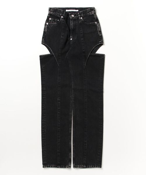 Ray BEAMS（レイビームス）の「☆JLS HllwdOutPt（デニムパンツ・レディース・ブラック/インディゴブルー・X-SMALL/SMALL）」の2枚目の写真