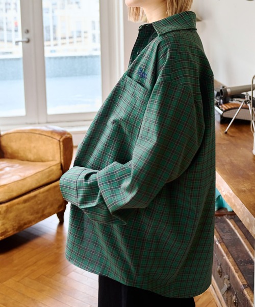 PBLIM(ページボーイリム)の「PAGEBOYLIM/タータンチェックシャツ(シャツ/ブラウス・レディース・パープル系その他/グリーン系その他/ブラウン系その他・FREE)」の20枚目の写真
