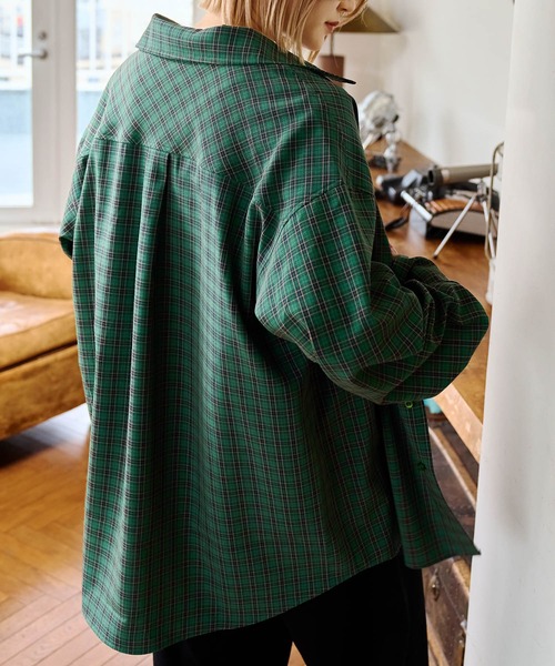 PBLIM(ページボーイリム)の「PAGEBOYLIM/タータンチェックシャツ(シャツ/ブラウス・レディース・パープル系その他/グリーン系その他/ブラウン系その他・FREE)」の22枚目の写真
