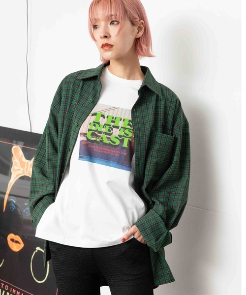 PBLIM(ページボーイリム)の「PAGEBOYLIM/タータンチェックシャツ(シャツ/ブラウス・レディース・パープル系その他/グリーン系その他/ブラウン系その他・FREE)」の11枚目の写真