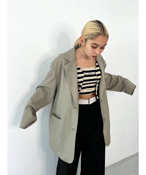 EMODA（エモダ）の「マークツインセット（Tシャツ/カットソー・レディース・その他/ホワイト/ブラック/パープル・FREE）」の10枚目の写真