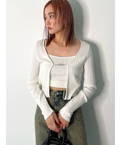 EMODA（エモダ）の「マークツインセット（Tシャツ/カットソー・レディース・その他/ホワイト/ブラック/パープル・FREE）」の11枚目の写真