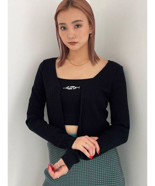 EMODA（エモダ）の「マークツインセット（Tシャツ/カットソー・レディース・その他/ホワイト/ブラック/パープル・FREE）」の15枚目の写真