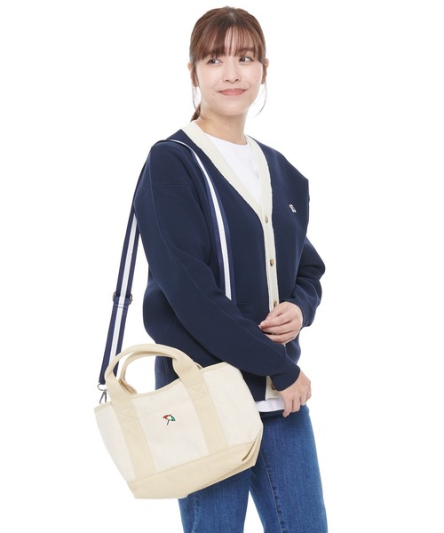 Arnold Palmer(アーノルドパーマー)の「キャンバス シェア スモール トート(トートバッグ・レディース・ベージュ/ネイビー・F)」の7枚目の写真