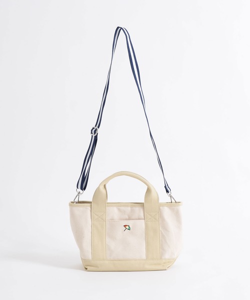 Arnold Palmer(アーノルドパーマー)の「キャンバス シェア スモール トート(トートバッグ・レディース・ベージュ/ネイビー・F)」の21枚目の写真