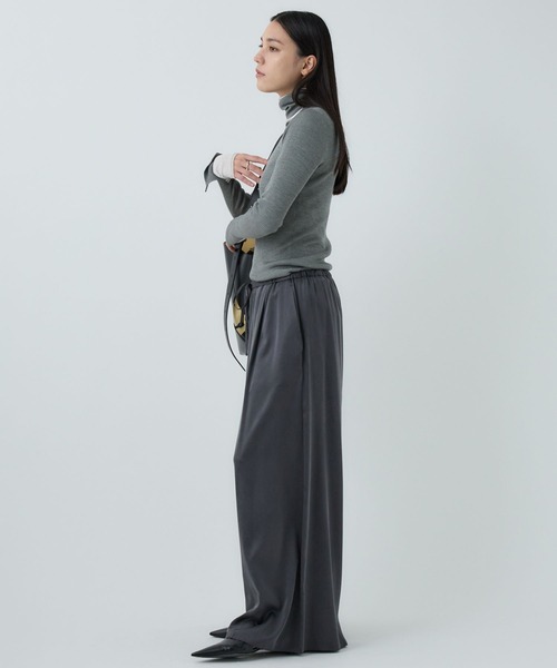 Chaos(カオス)/【新色登場】18Gシルクリブタートルネックニット