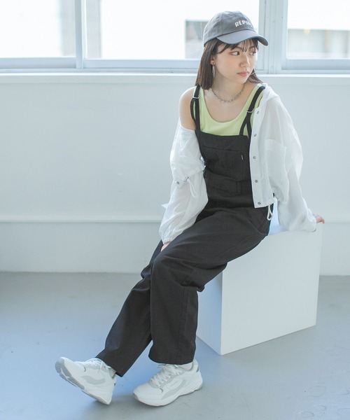 repipi armario(レピピ アルマリオ)の「ユルサロペット(サロペット/オーバーオール・キッズ・ブラック/ライトブルー/ミント・SMALL/MEDIUM/LARGE)」の1枚目の写真