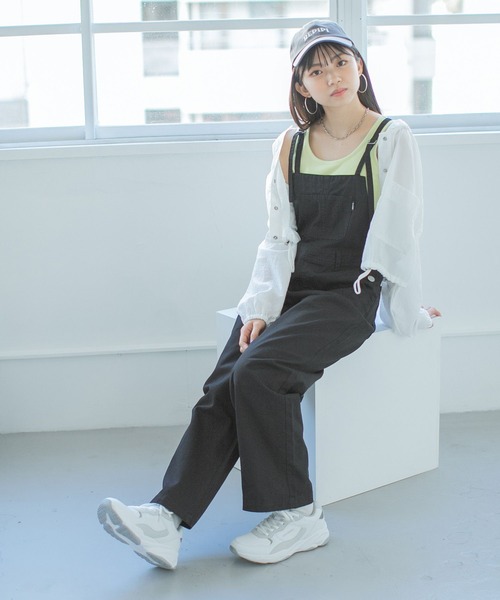 repipi armario(レピピ アルマリオ)の「ユルサロペット(サロペット/オーバーオール・キッズ・ブラック/ライトブルー/ミント・SMALL/MEDIUM/LARGE)」の11枚目の写真